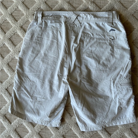 Simms Guide 100% Nylon Shorts In Beige Size S Classic Outdoor Hiking Fishing - Picture 3 of 10